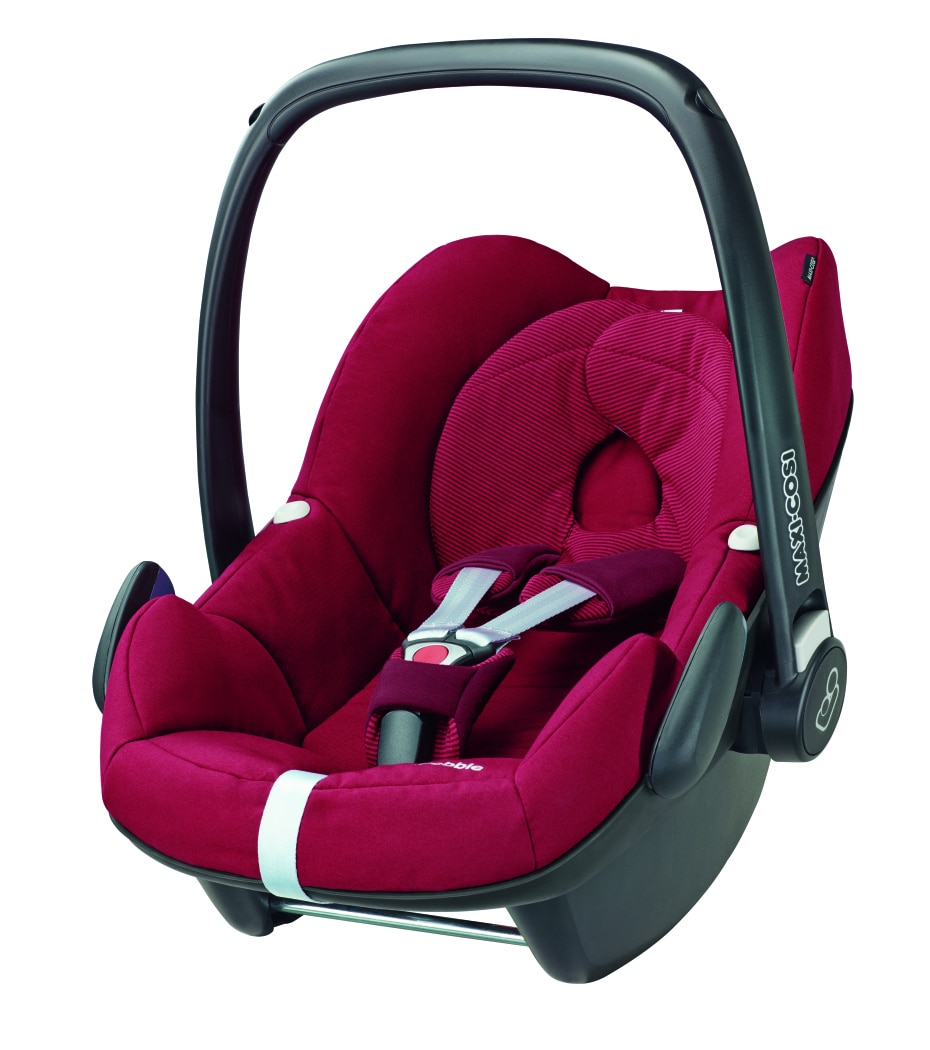 Maxi-Cosi Pebble infant carrier and group 0+ isofix car seat family