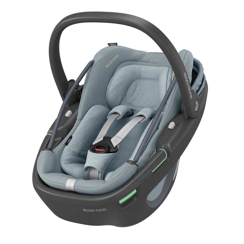 Maxi Cosi CORAL 360 I-SIZE - child car seat 0-13 kg, Essential Green,  Black Edition Essential Green, Black Edition, Car Seats \ 0-13 kg, Birth  to 15 months Brand \ Maxi Cosi