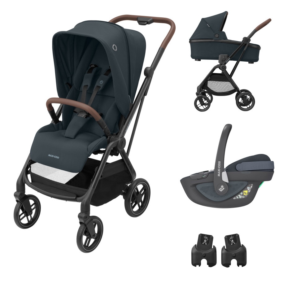 Datum naald rots Maxi-Cosi Leona² Travel System - 3 in 1 Bundle: Car Seat & Carrycot