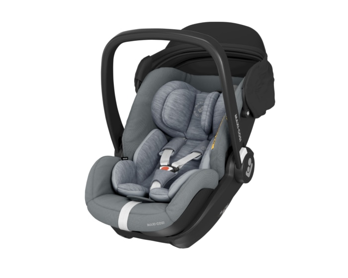 Maxi-Cosi Marble Essential Grey inklusive Isofix Station Base Babyschale 