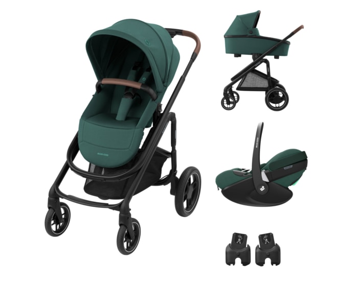 Oh jee paperback Kanon Maxi-Cosi Plaza+ Travel System - 3 in 1 Bundle: Car Seat & Carrycot