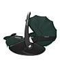 8052403110_2024_maxicosi_carseat_babycarseat_pebble360pro2_green_twillicgreen_fullreclinepositionwithcanopy_side