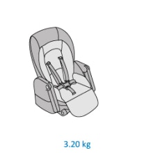Maxi-Cosi Minla Chaise Haute bébé Évolutive, Réglable 6 positions, de la  naissance à 14 ans jusqu'à 60 kg, Essential Graphite