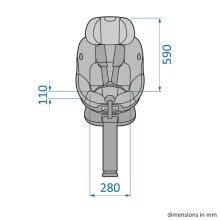 MAXI-COSI siège auto Mica i-Size, De 0 à 4 ans, Pivotant à 360°, avec base  ISOFIX, Authentic Grey - Gris Gris - Kiabi - 279.99€