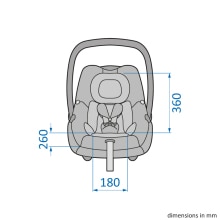 Maxi-Cosi CabrioFix i-Size Car Seat - Essential Graphite