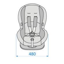 Miniatuur fout Peer Maxi-Cosi Priori SPS belt installed toddler car seat