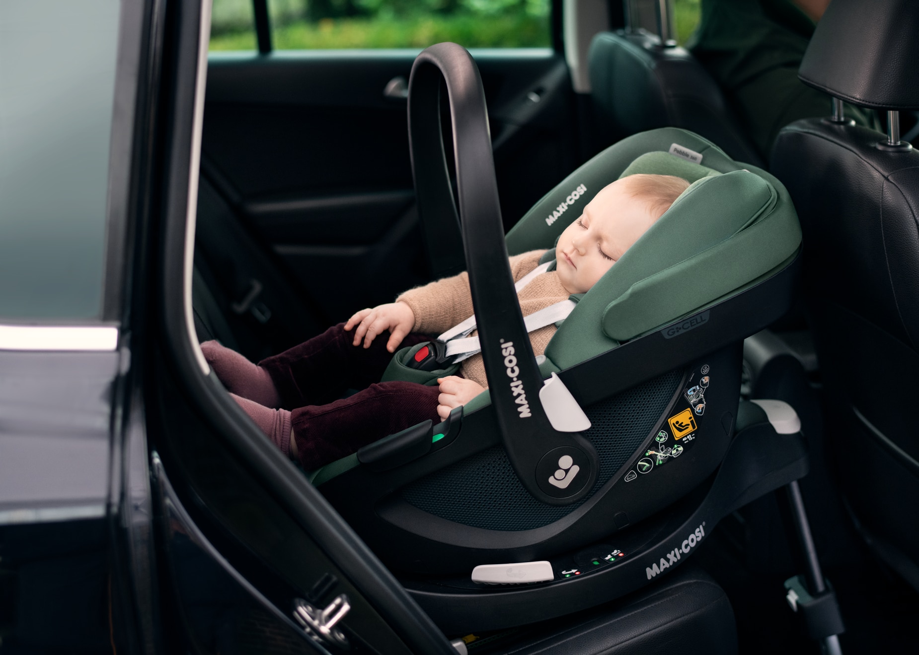 Maxi-cosi Pebble 360 I-size Baby Autostoeltje Essential Green